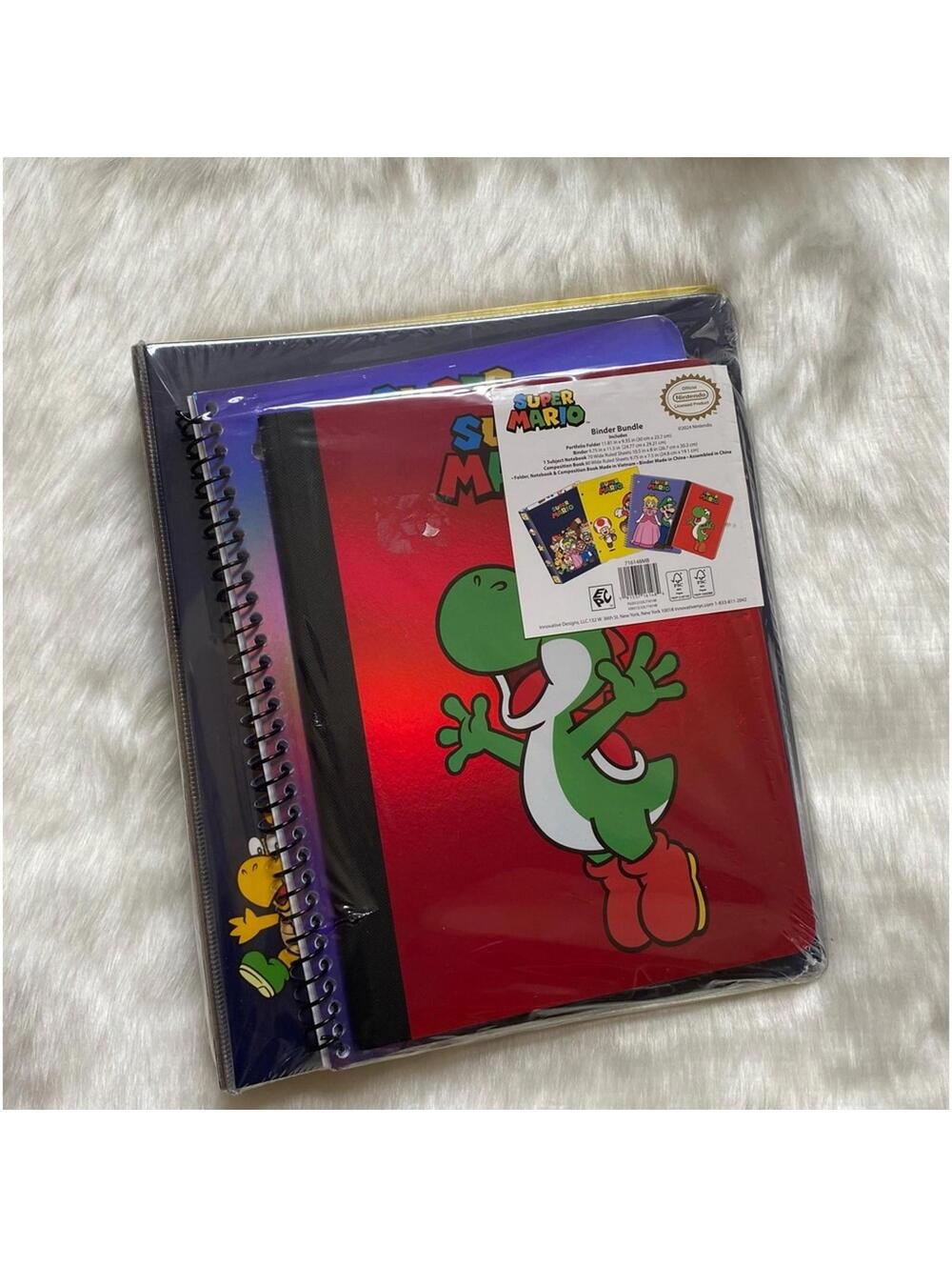 Super Mario Binder Bundle Set